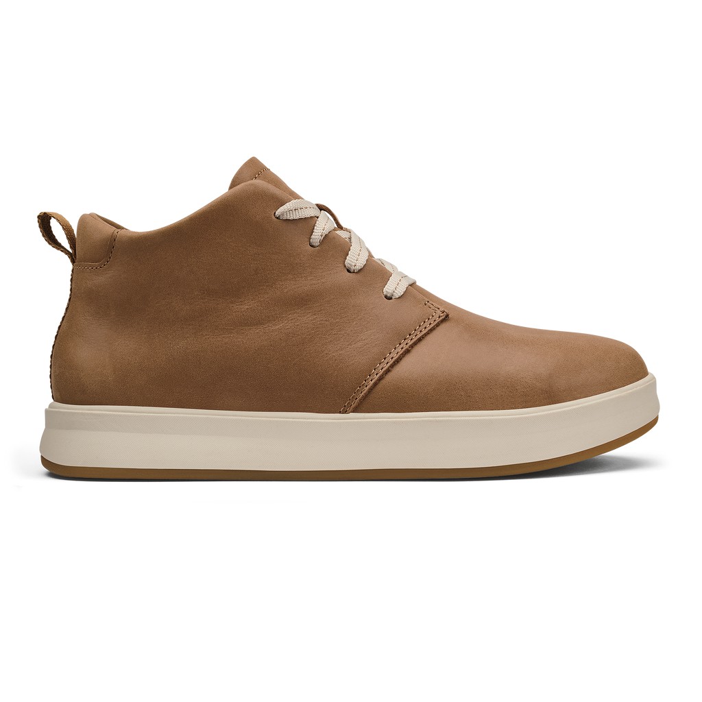 Olukai Stiefel Damen - Wao Wasserdichte Leder Braun - 68179YLWK